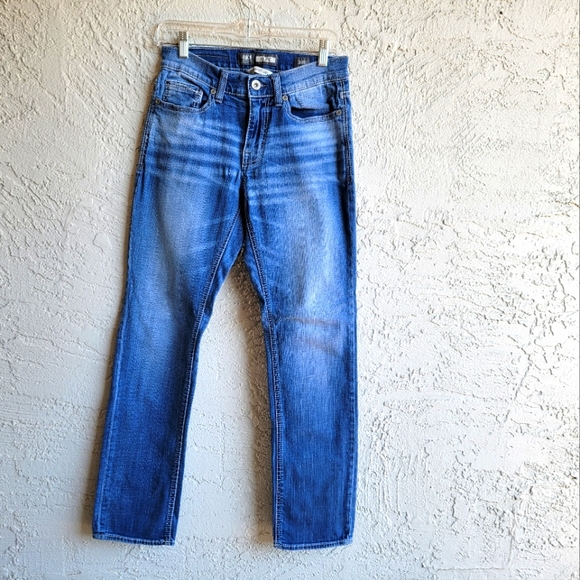 🟣BKE Alec Straigh Leg Regular Fit Stretch Denim Jeans Men's 30R 30L - Picture 2 of 8